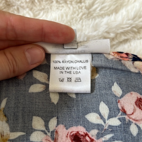 Wrap Dress/Cover Up in Navy Fleur Estella by Jessica Ray - Picture 4 of 11